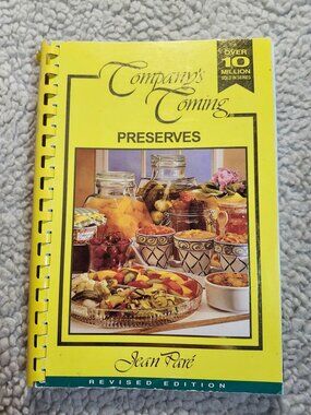 Companys Coming Preserves Cookbook Jean Pare Revised Spiral Canning Recipes